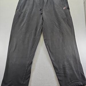 Russell Men's Black Pants Black Size L
